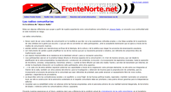 Desktop Screenshot of frentenorte.net