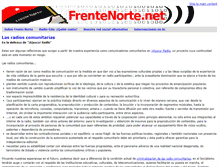 Tablet Screenshot of frentenorte.net
